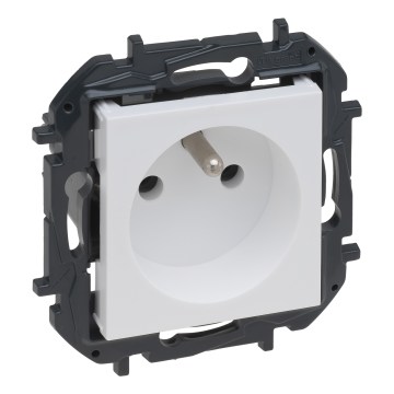 Legrand - Tomada doméstica sem moldura NILOE STEP 250V branca