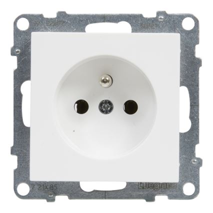 Legrand - Tomada doméstica sem moldura SUNO 250V branca