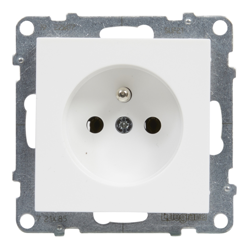 Legrand - Tomada doméstica sem moldura SUNO 250V branca
