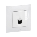 Legrand - Tomada Ethernet RJ45 com moldura NILOE branca