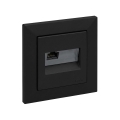 Legrand - Tomada Ethernet RJ45 com moldura SUNO preta