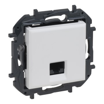 Legrand - Tomada Ethernet RJ45 sem moldura NILOE STEP branca