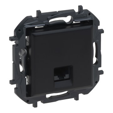 Legrand - Tomada Ethernet sem moldura RJ45 NILOE STEP preta