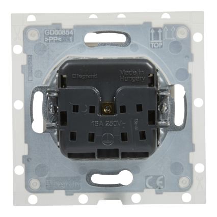 Legrand - Tomada exterior para uso doméstico sem moldura NILOE STEP 250V IP44 branca