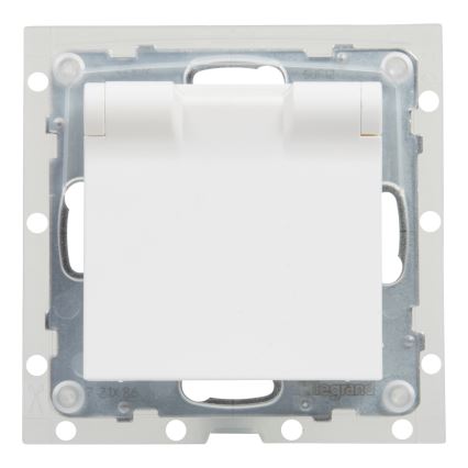 Legrand - Tomada exterior para uso doméstico sem moldura NILOE STEP 250V IP44 branca