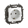 Legrand - Tomada residencial SCHUKO sem moldura NILOE 250V branca