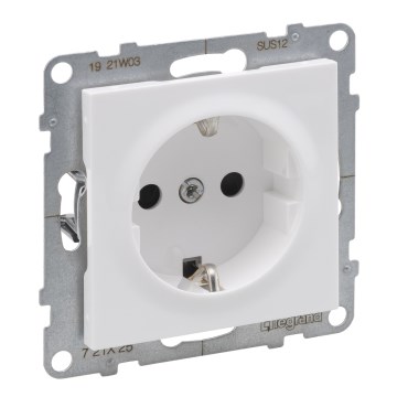 Legrand - Tomada SCHUKO doméstica 250V/16A SUNO branca
