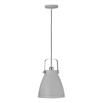 Leuchten Direkt 11059-15 - Candeeiro suspenso EVA 1xE27/60W/230V diâmetro 21,5 cm cinzento