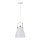 Leuchten Direkt 11059-16 - Candeeiro suspenso EVA 1xE27/60W/230V diâmetro 21,5 cm branco