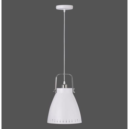 Leuchten Direkt 11059-16 - Candeeiro suspenso EVA 1xE27/60W/230V diâmetro 21,5 cm branco
