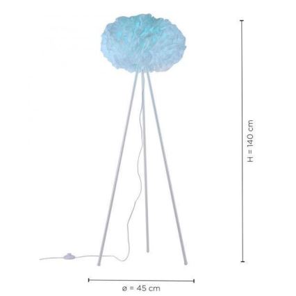 Leuchten Direkt 11212-16 - LED RGBW Candeeiro de chão com regulação NAOMI LED/10W/230V 2700-5000K Wi-Fi TUYA + comando