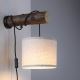 Leuchten Direkt 11235-79 - Iluminação de parede BARK 1xE27/40W/230V madeira
