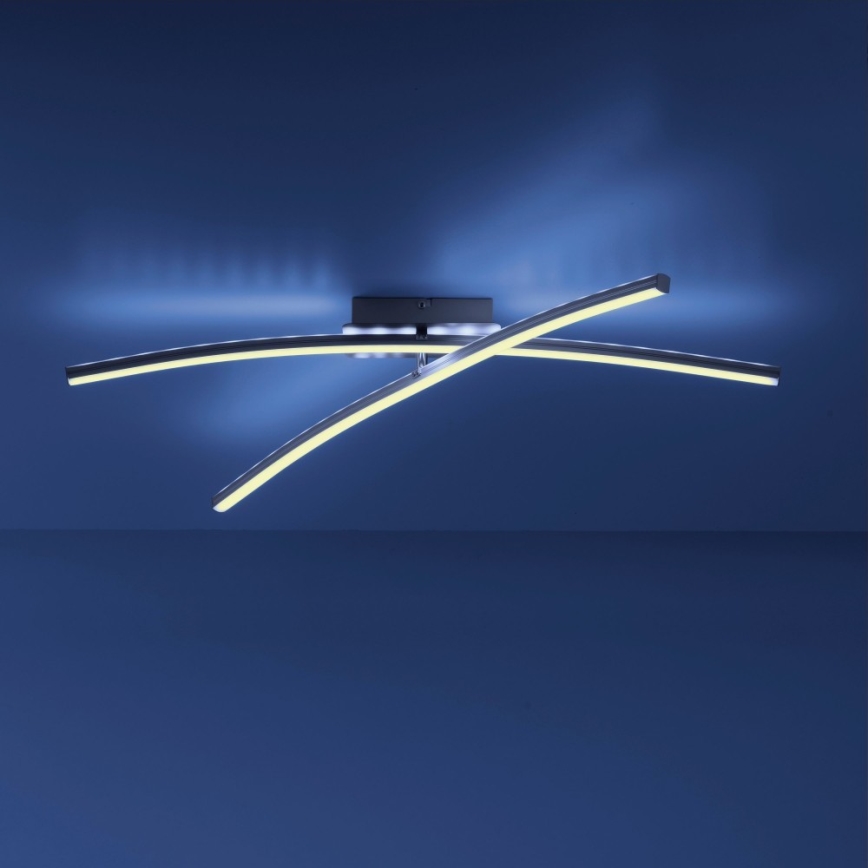 Leuchten Direkt 11255-55 - Candelabro montado à superfície LED RGB com regulação ALINA 2xLED/8,1W/230V 2700-5000K + controlo remoto