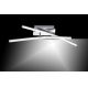 Leuchten Direkt 11270-55 - Candelabro montado à superfície LED SIMON 2xLED/5W/230V mate cromado