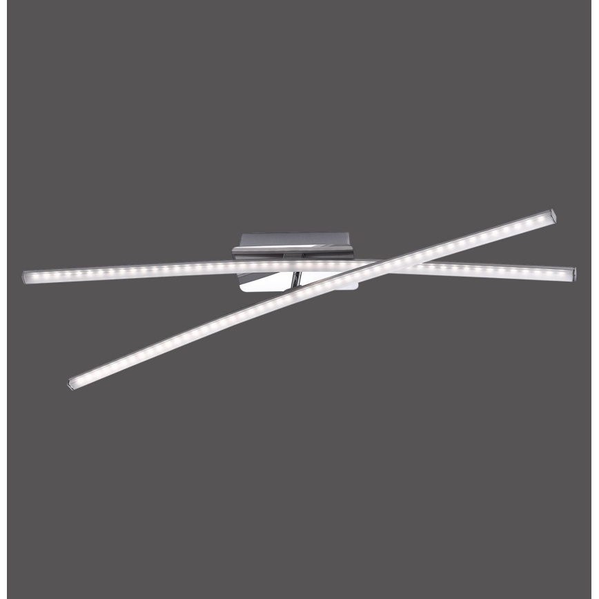 Leuchten Direkt 11272-55 - Candelabro montado à superfície LED SIMON 2xLED/8W/230V mate cromado