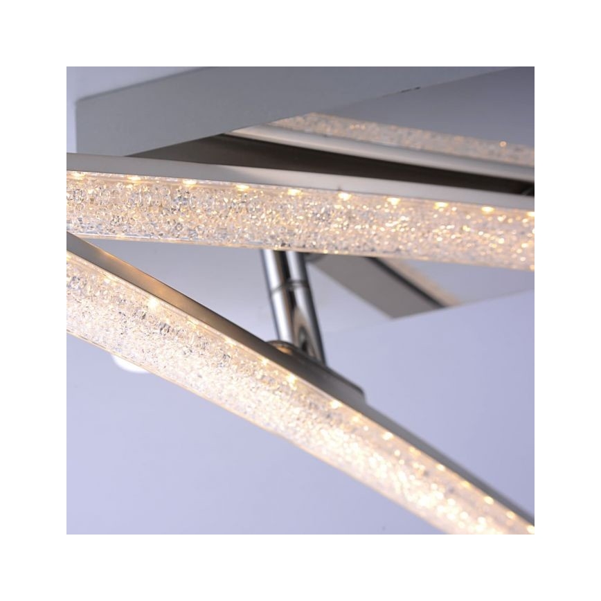 Leuchten Direkt 11290-17 - Candelabro montado à superfície LED SIMON 2xLED/5W/230V cromado brilhante