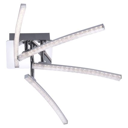Leuchten Direkt 11291-17 - Candelabro montado à superfície LED SIMON 4xLED/3W/230V cromado brilhante
