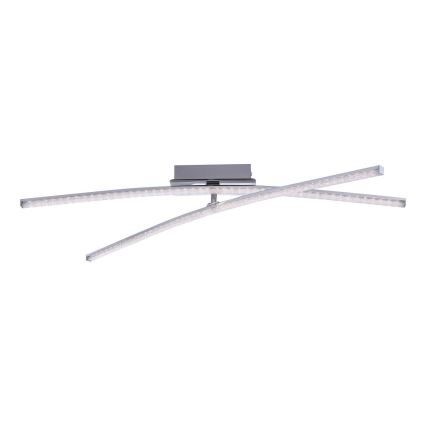 Leuchten Direkt 11292-17 - Candelabro montado à superfície LED SIMON 2xLED/8W/230V cromado brilhante