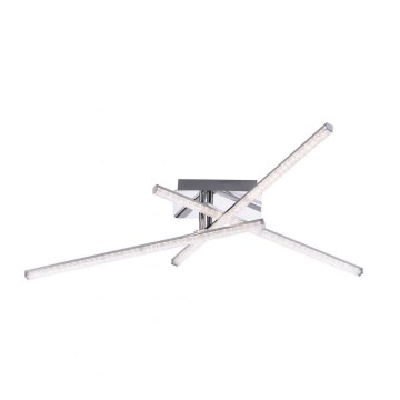 Leuchten Direkt 11293-17 - Candelabro montado à superfície LED SIMON 3xLED/5W/230V cromado brilhante