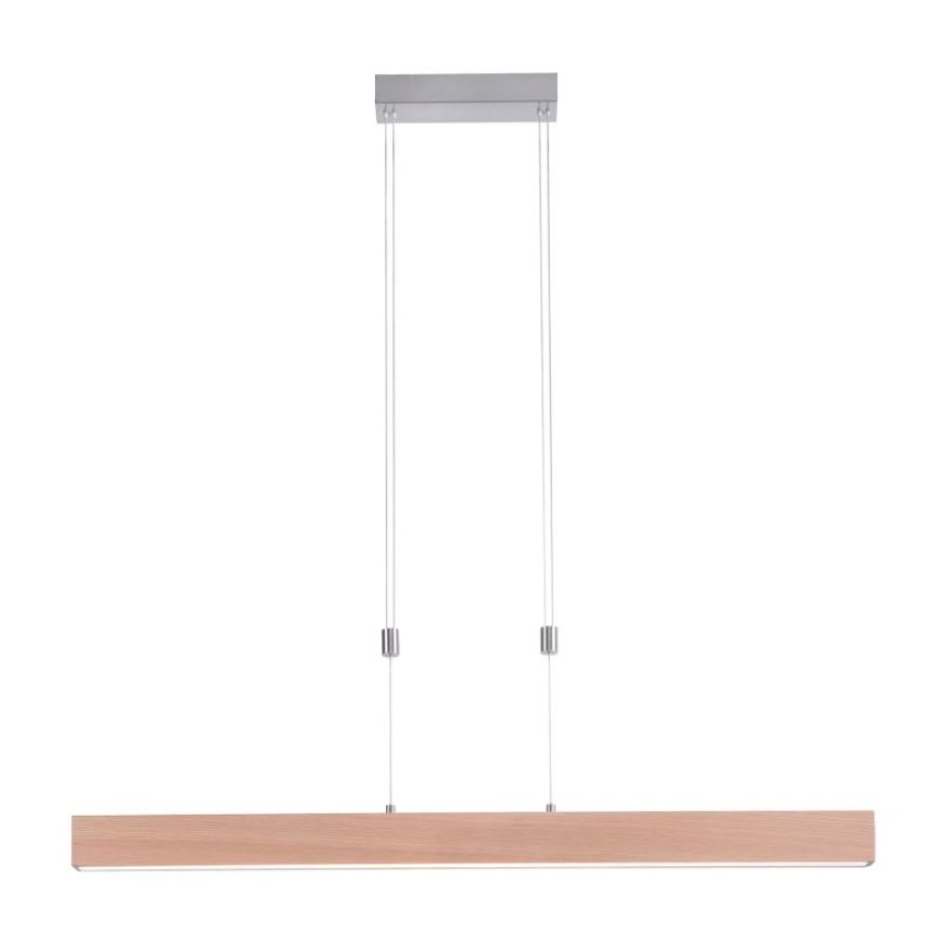 Leuchten Direkt 11420-78 - Lustre LED suspenso por cabo AMANDA LED/30W/230V 2700-5000K 110 cm castanho