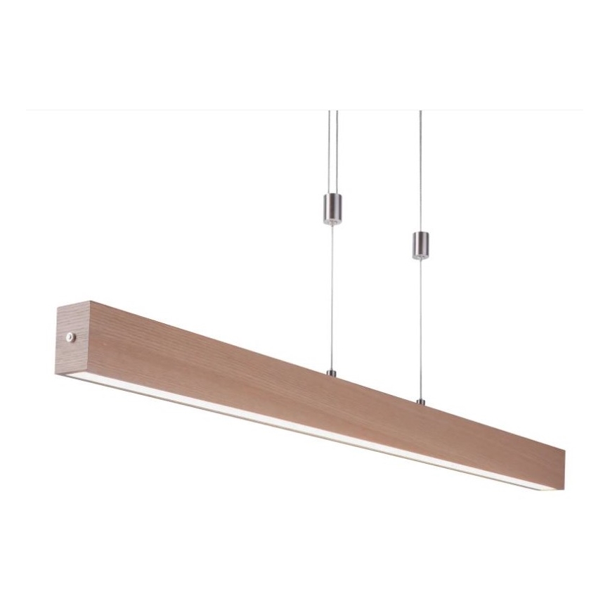 Leuchten Direkt 11420-78 - Lustre LED suspenso por cabo AMANDA LED/30W/230V 2700-5000K 110 cm castanho