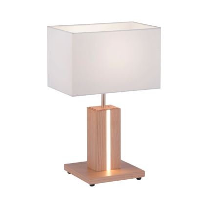 Leuchten Direkt 11421-78 - Candeeiro de mesa LED regulável AMANDA 1xE27/40W/230V + LED/5W