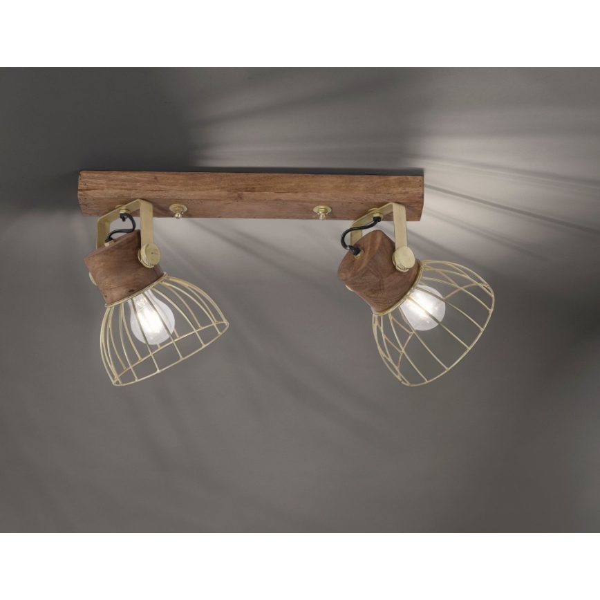 Leuchten Direkt 11487-60 - Foco ALAMI 2xE27/25W/230V mangueira