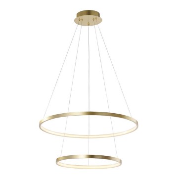 Leuchten Direkt 11525-12 -Candelabro num fio LED CIRCLE LED/18,5W/230V + LED/23,5W