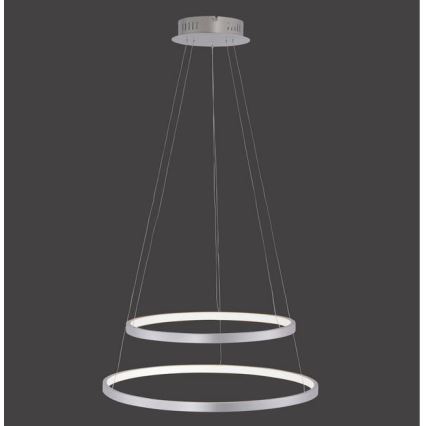 Leuchten Direkt 11525-21 - Candelabro num fio LED CIRCLE 1xLED/15W/230V + LED/25W