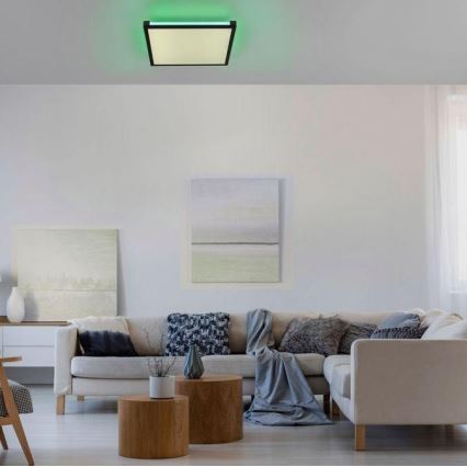 Leuchten Direkt 11621-18 - Luminária de teto LED RGB dimmerizável MARIO LED/24W/230V 2700-5000K + controlo remoto