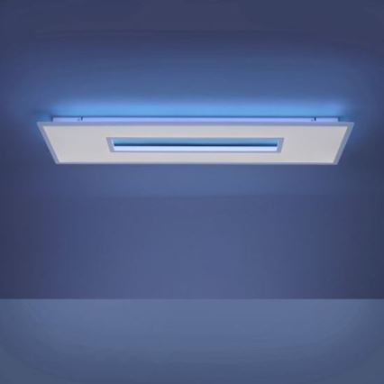 Leuchten Direkt 11646-16 - Candeeiro de teto LED RGB dimerizável RECESS LED/41W/230V + LED/7,5W + controlo remoto