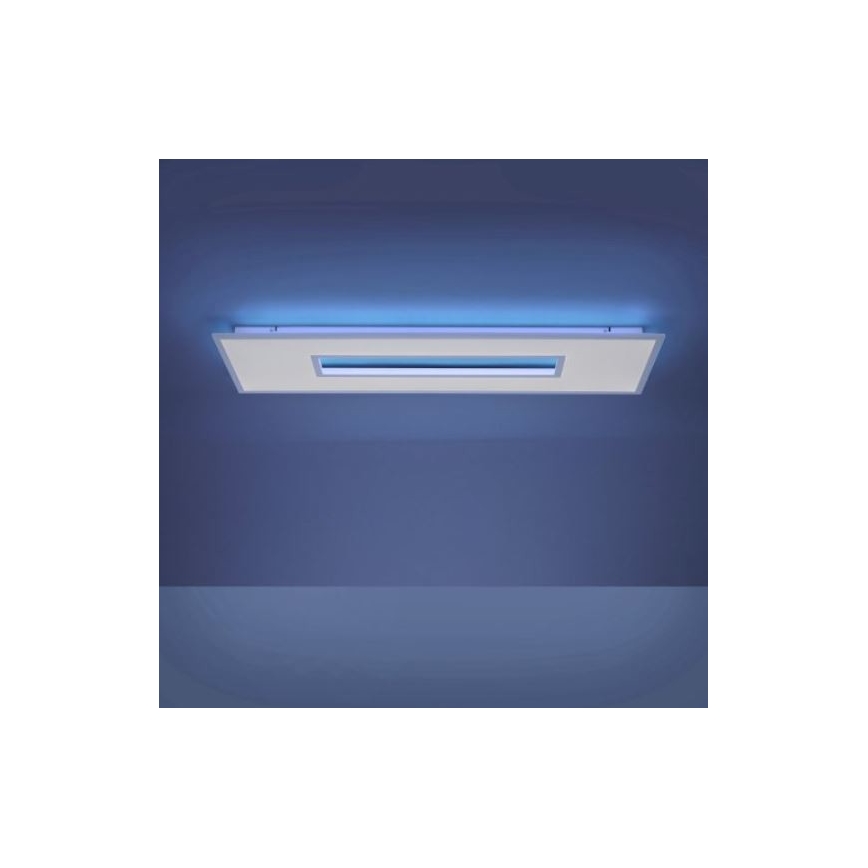 Leuchten Direkt 11646-16 - Candeeiro de teto LED RGB dimerizável RECESS LED/41W/230V + LED/7,5W + controlo remoto
