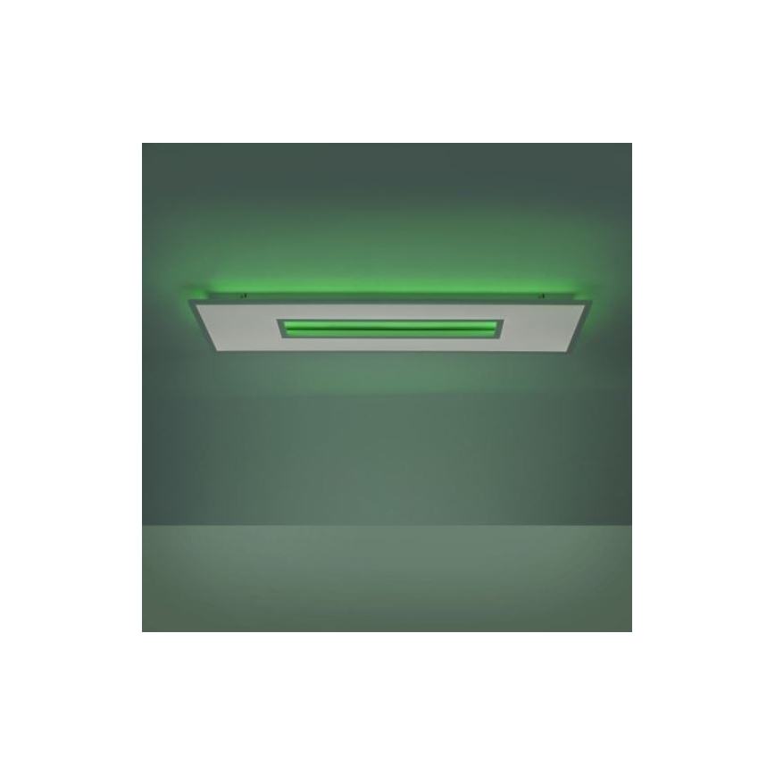 Leuchten Direkt 11646-16 - Candeeiro de teto LED RGB dimerizável RECESS LED/41W/230V + LED/7,5W + controlo remoto
