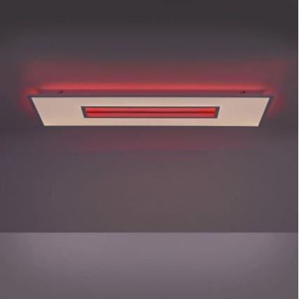 Leuchten Direkt 11646-16 - Candeeiro de teto LED RGB dimerizável RECESS LED/41W/230V + LED/7,5W + controlo remoto