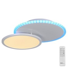 Leuchten Direkt 11662-16 - Iluminação de teto LED RGB com regulação ARENDA LED/21W/230V + controlo remoto