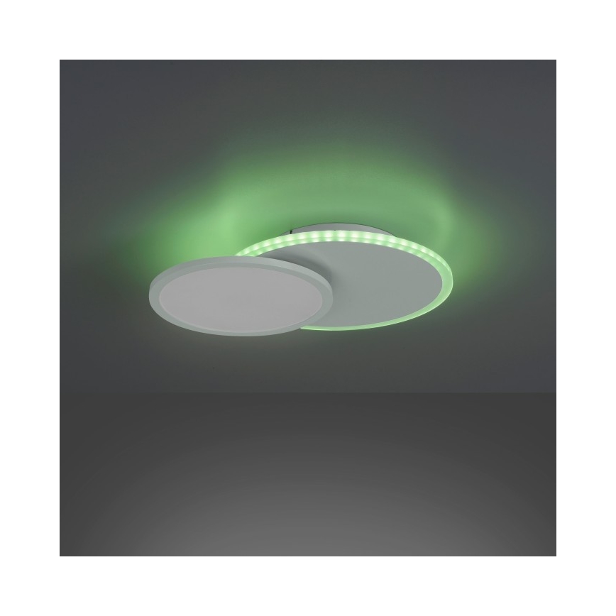 Leuchten Direkt 11662-16 - Iluminação de teto LED RGB com regulação ARENDA LED/21W/230V + controlo remoto