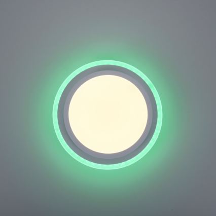 Leuchten Direkt 11662-16 - Iluminação de teto LED RGB com regulação ARENDA LED/21W/230V + controlo remoto