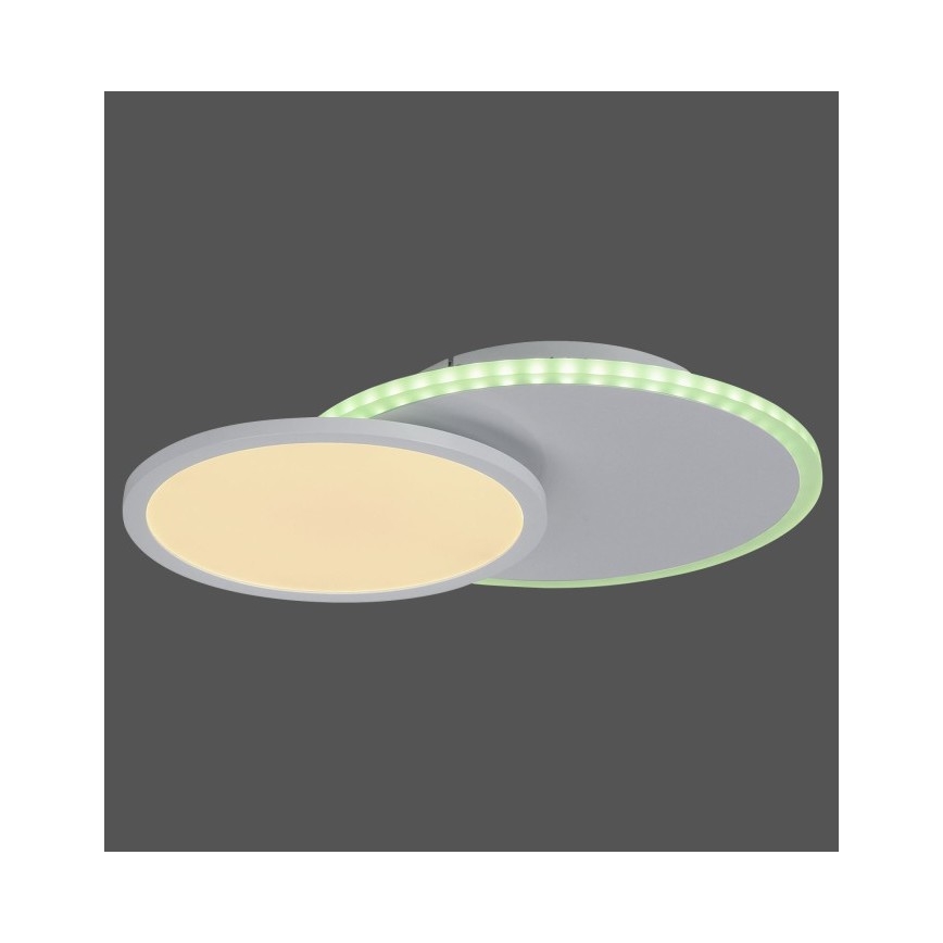 Leuchten Direkt 11662-16 - Iluminação de teto LED RGB com regulação ARENDA LED/21W/230V + controlo remoto