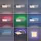 Leuchten Direkt 11663-16 - Iluminação de teto LED RGB com regulação ARENDA LED/22W/230V + controlo remoto