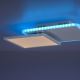 Leuchten Direkt 11663-16 - Iluminação de teto LED RGB com regulação ARENDA LED/22W/230V + controlo remoto