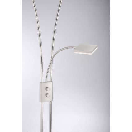 Leuchten Direkt 11776-55- Candeeiro de chão LED com regulação HELIA LED/16,8W/230V + 2xLED/3,8W