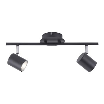 Leuchten Direkt 11942-13 - Foco LED TARIK 2xGU10/5W/230V antracite