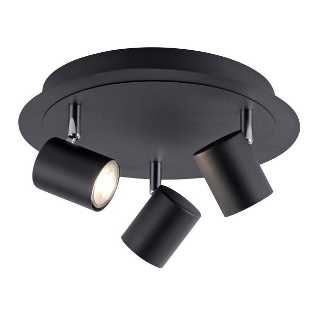 Leuchten Direkt 11943-13 - Foco LED TARIK 3xGU10/5W/230V antracite