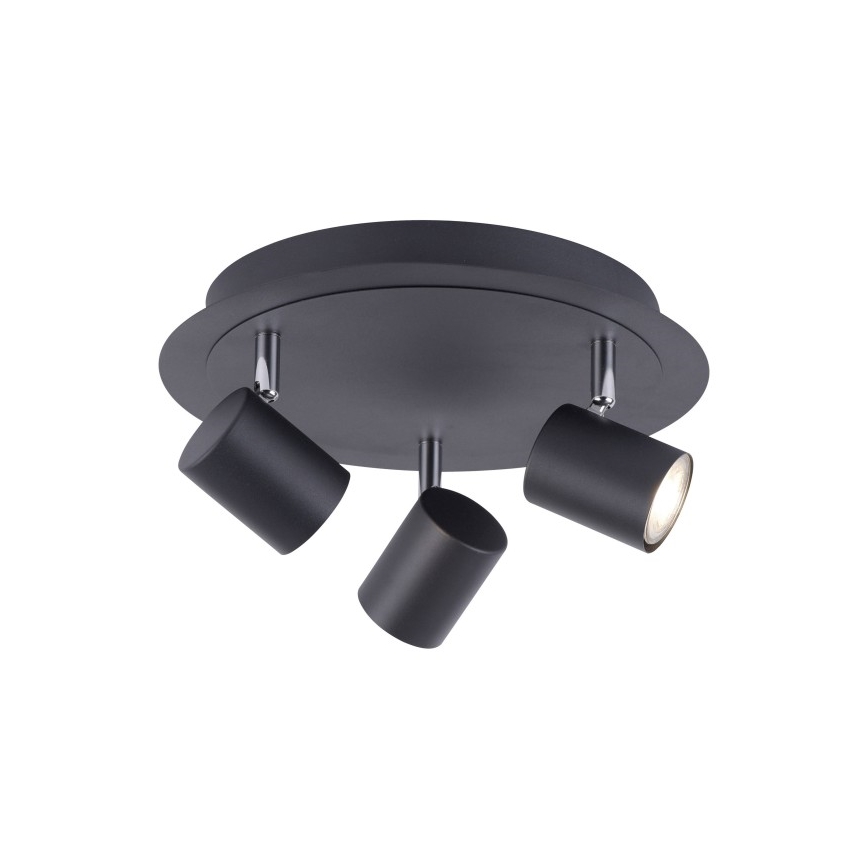 Leuchten Direkt 11943-13 - Foco LED TARIK 3xGU10/5W/230V antracite