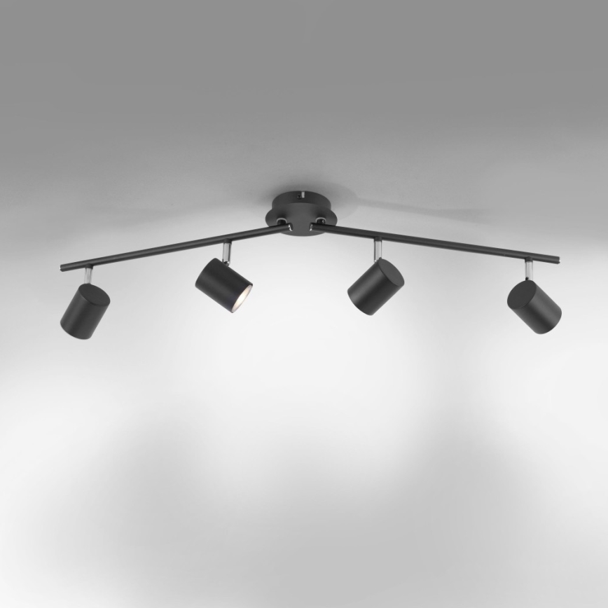Leuchten Direkt 11944-13 - Foco LED TARIK 4xGU10/5W/230V antracite