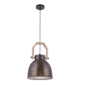 Leuchten Direkt 11986-18 - Candelabro suspenso SAMIA 1xE27/40W/230V mangueira