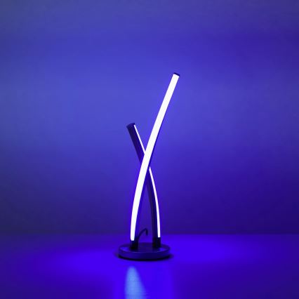 Leuchten Direkt 11991-55- Candeeiro de mesa LED RGB com regulação SWING LED/9,5W/230V 2700-5000K + controlo remoto