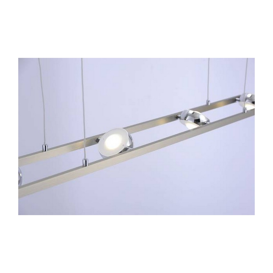 Leuchten Direkt 12470-55 - Candelabro suspenso LED RGB com regulação OPTI 8xLED/3W/230V + CR