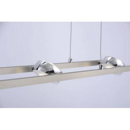 Leuchten Direkt 12470-55 - Candelabro suspenso LED RGB com regulação OPTI 8xLED/3W/230V + CR