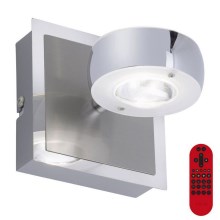 Leuchten Direkt 12471-55 - Iluminação de parede LED RGBW com regulação OPTI LED/6W/230V 2700-5000K + controlo remoto